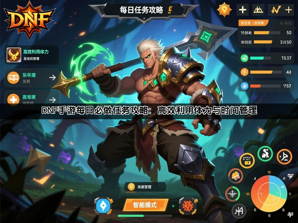 DNF手游每日必做任务攻略：高效利用体力与时间管理(图1)