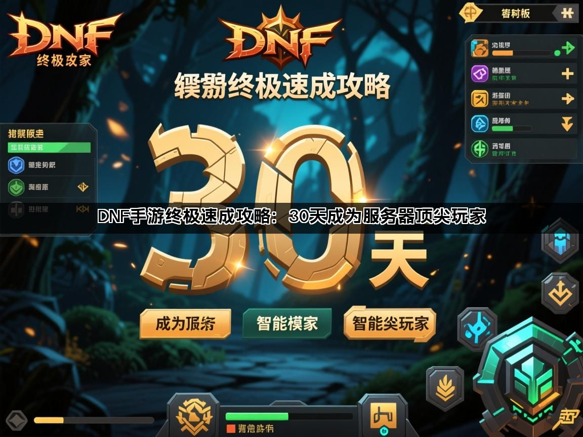 DNF手游终极速成攻略：30天成为服务器顶尖玩家(图1)