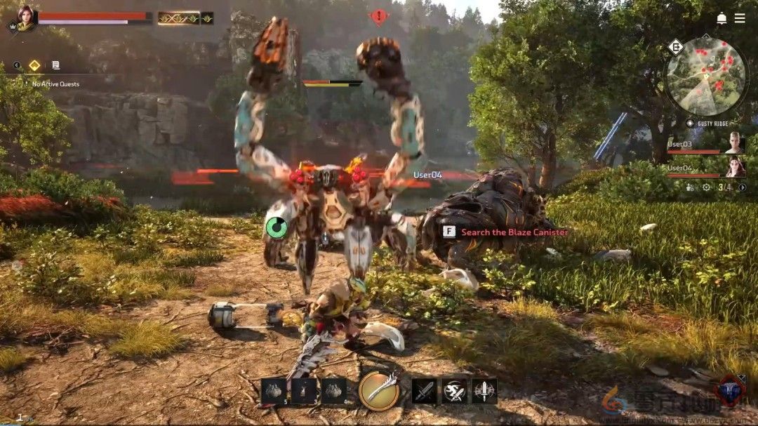 《地平线：钢铁边境》新实机演示 画面和玩法很棒(图3)