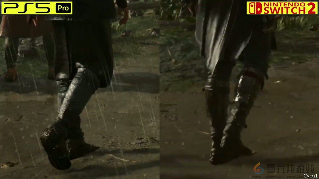 《刺客信条：影》PS5 Pro和Switch 2画面对比(图1)